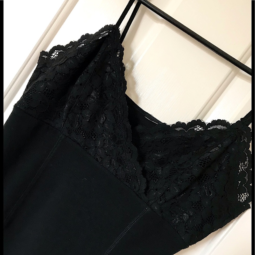 🆕🔥EXPRESS REALLY CUTE&SEXY SPAGHETTI STRAP&BEAUTIFUL BLACK LACE TANK/CAMI NWOT - Picture 5 of 8